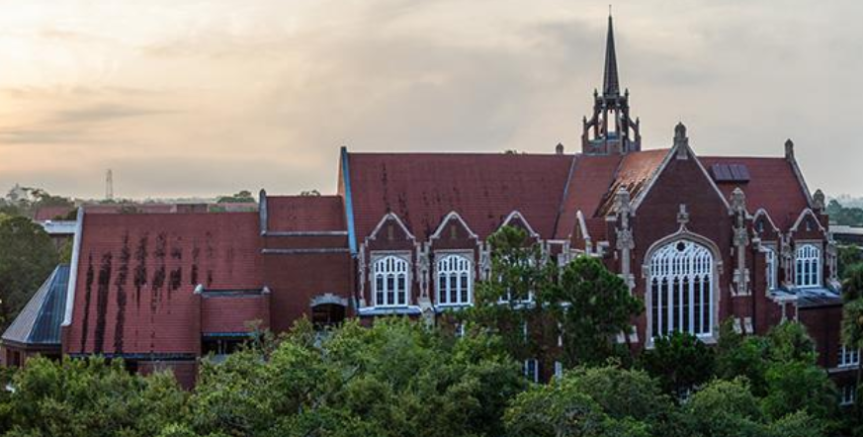 UF Music hall arial view